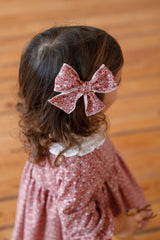 Vestido Flores Bordeaux