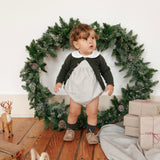 Look Fofo Espinhado cinza c/ casaco verde