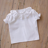 Look fofo azul linho c/ camisa