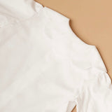 Look Saia Cacau c/ camisa recortes