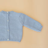 Look 2 peças | Fofo Babar e camisola azul Lã Merino