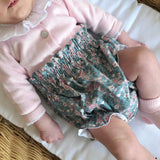 Look T.Fraldas Avó Laura c/casaco e botinhas