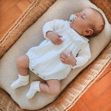 Look Fofo picquet c/ Camisola pérola