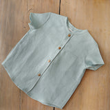 Camisa Linho Verde