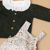 Look Fofo Tarte de Amêndoa c/casaco verde