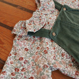 Camisa Flores Verde