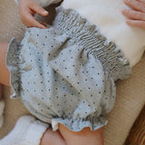 Tapa Fraldas Pintinhas Cinza