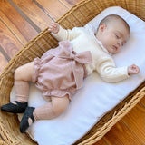 Tapa Fraldas com laço Rosa