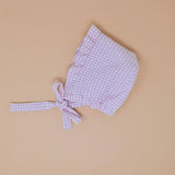 Touca vichy rosa