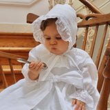 Touca linho folho renda Valenciana