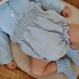 Tapa Fraldas Espinhado Azul