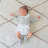 Tapa Fraldas Piquet com laço