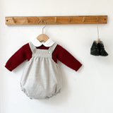 Look | Fofo Espinhado Cinza e camisola bordeaux