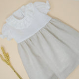 Vestido Linho c/ Renda