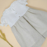 Vestido Linho c/ Renda