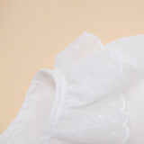 Camisa folho bordado pintas