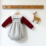 Look | Fofo Espinhado Cinza e camisola bordeaux