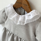 Vestido Espinhado Cinza