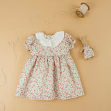 Vestido Linho Flores