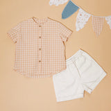 Look calções Banana Split c/camisa Alperce