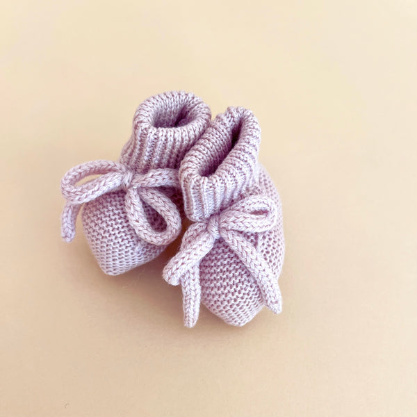 Botinhas Rosa| Lã Merino Premium