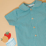 Camisa Vichy verde