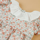 Vestido Linho Flores