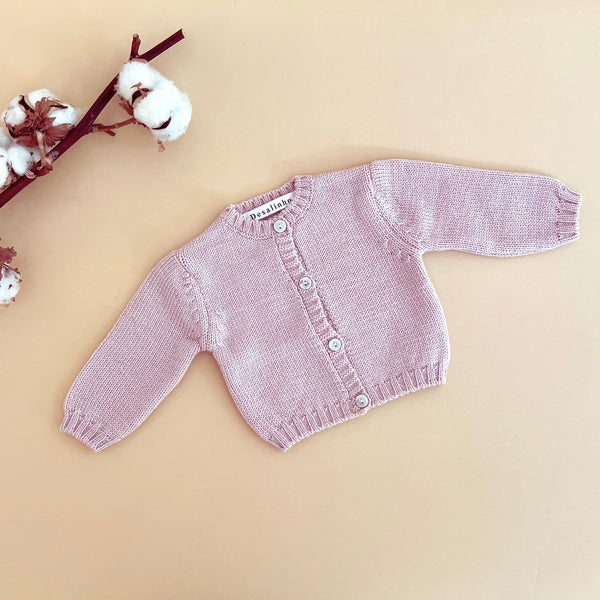 Casaco Rosa | 100% lã merino premium