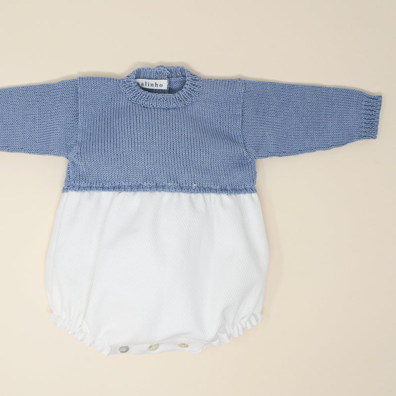 Look Fofo Corpo Lã | Azul