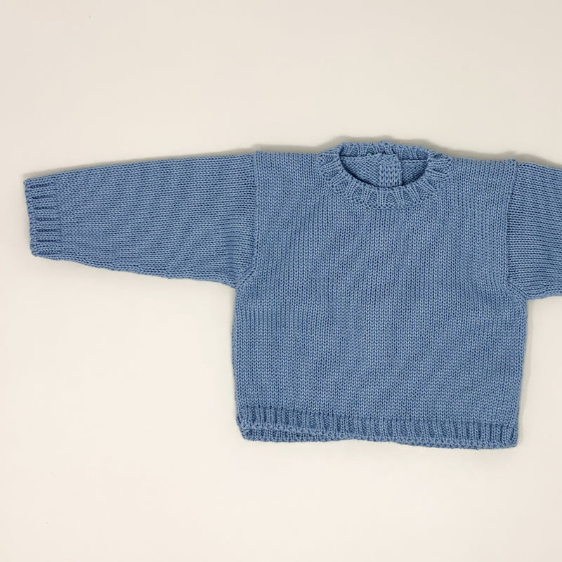 Camisola Azul Acinzentado | lã